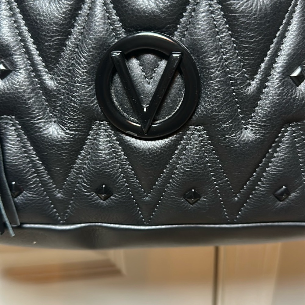 Valentino Black Quilted Handbag - Picture 6 of 11
